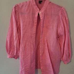 Ralph Lauren Pink Button-Up Blouse
